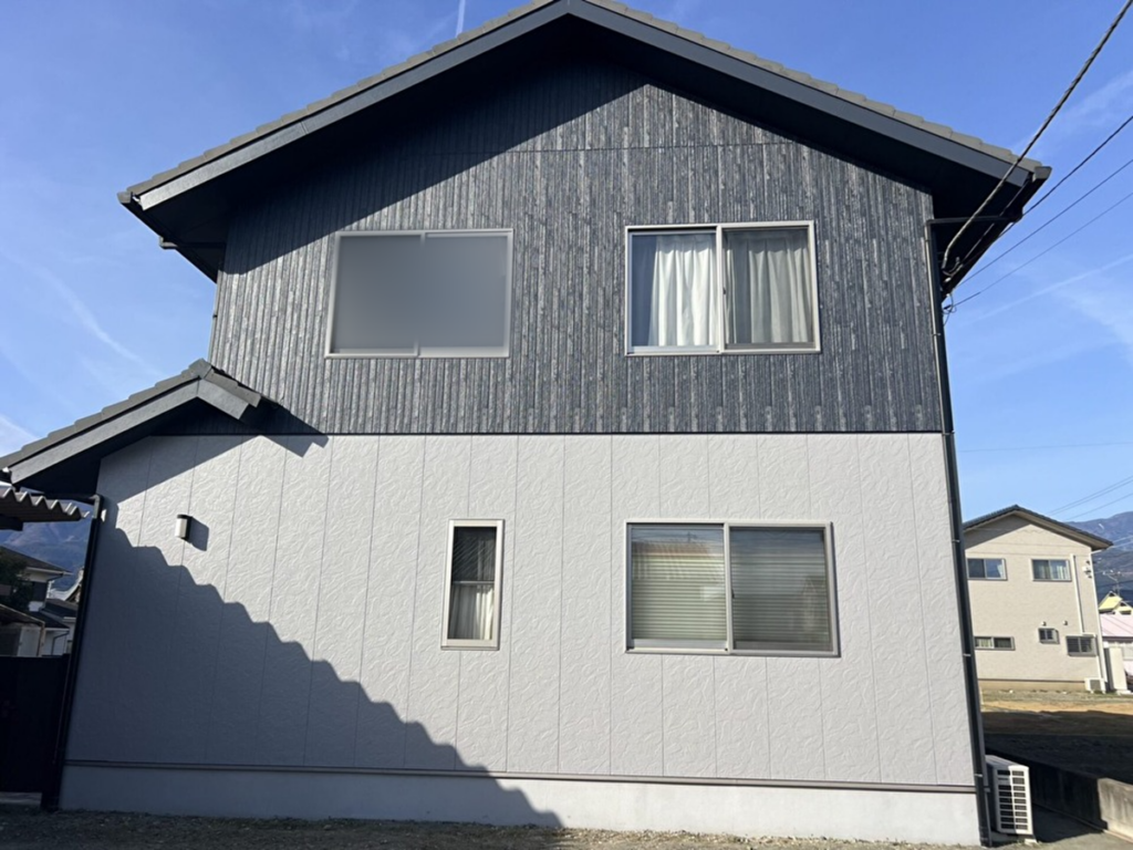 長野県茅野市_外壁カバー工法_施工後